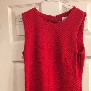 Ladies size 4 Calvin Klein Red Dress